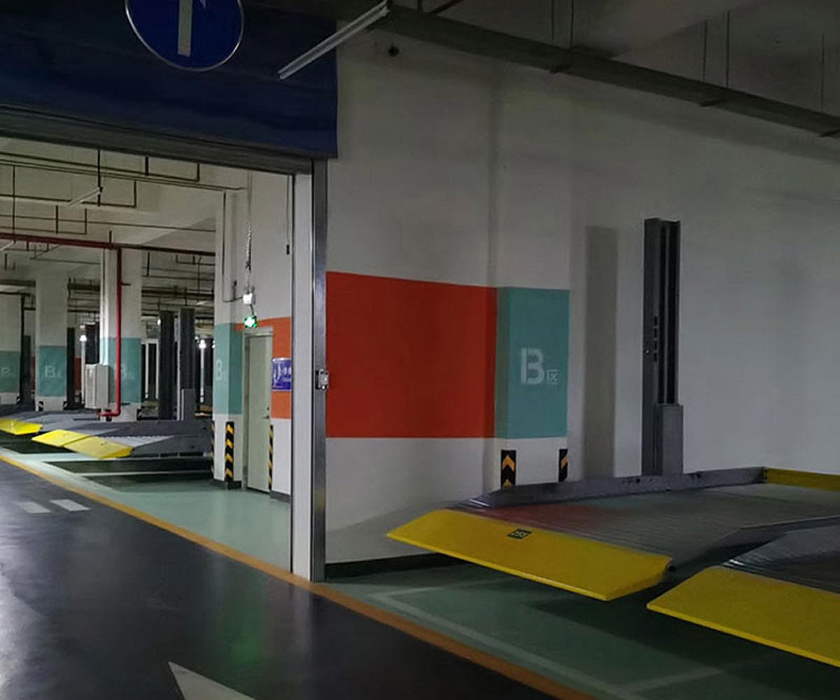 云陽雙柱機(jī)械停車位回收