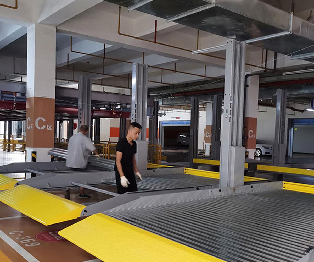 溫江左右橫移機械式停車庫出租