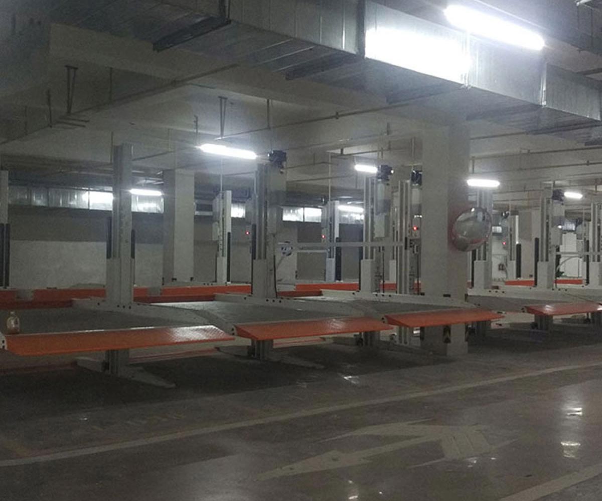 兩層PSH型立體停車(chē)設(shè)備安裝 兩層PSH型立體停車(chē)設(shè)備安裝