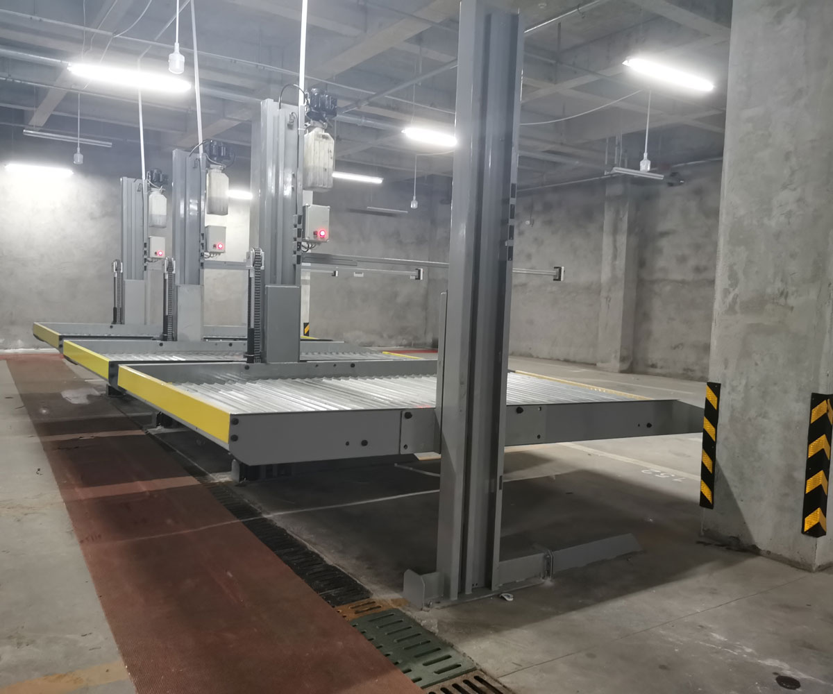 中江四柱升降式立體車庫(kù)停車設(shè)備短租