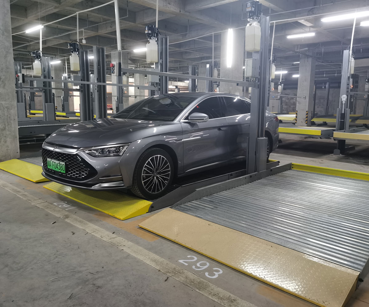 沙坪壩二層升降平移立體停車庫短租