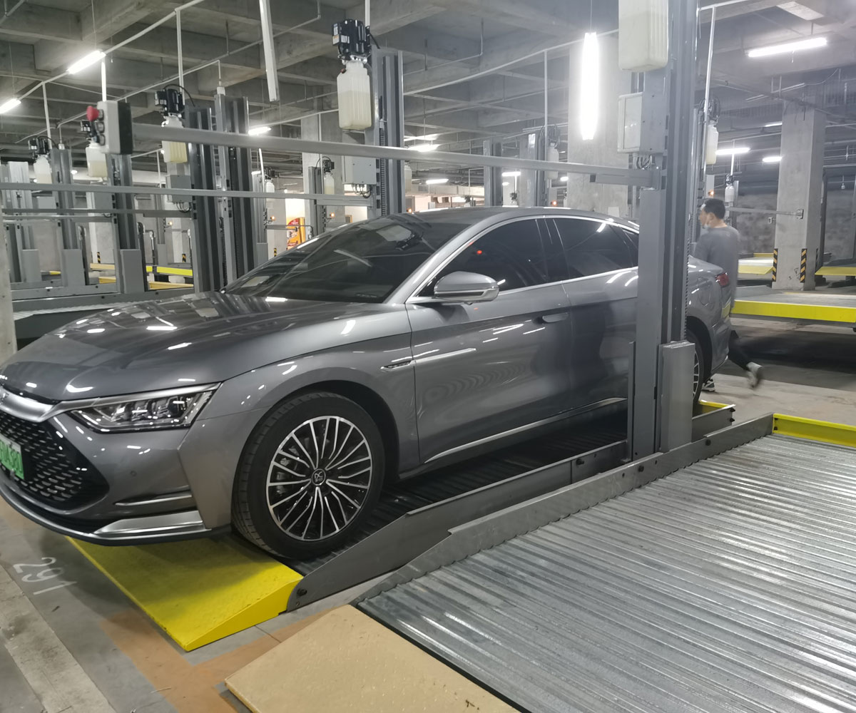 沙坪壩小區(qū)雙層機(jī)械式立體停車設(shè)備