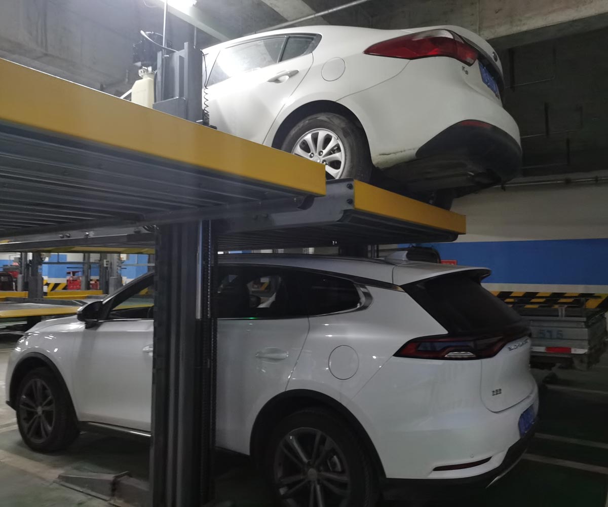 地下室四柱機(jī)械立體停車設(shè)備 地下室四柱機(jī)械立體停車設(shè)備