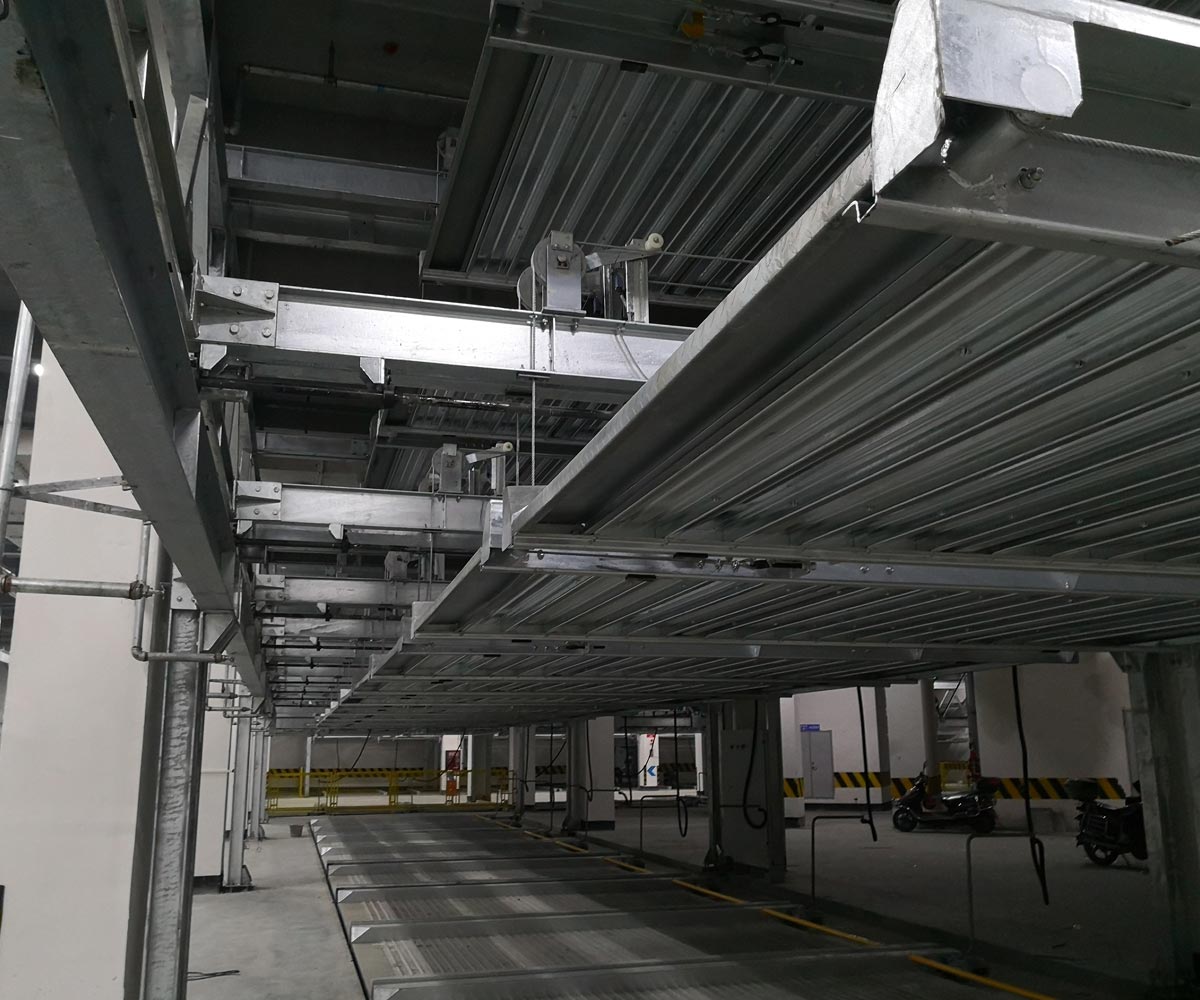 負二正二地坑式PSH4D2四層升降橫移機械式停車設備 負二正二地坑式PSH4D2四層升降橫移機械式停車設備